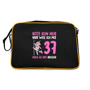 Please No Envy 37 Birthday - Retro Bag - black/gold - Back