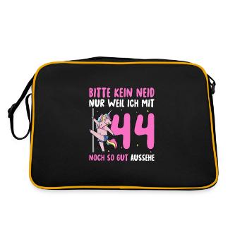 Please No Envy 44 Birthday - Retro Bag - black/gold - Back