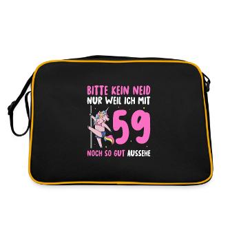 Please No Envy 59 Birthday - Retro Bag - black/gold - Back