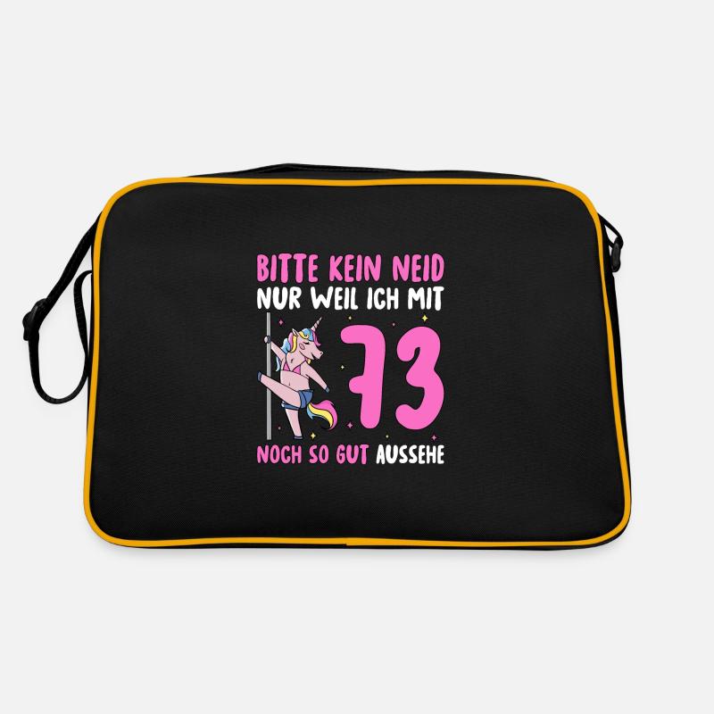 Bitte Kein Neid 73 Geburtstag Retro Tasche