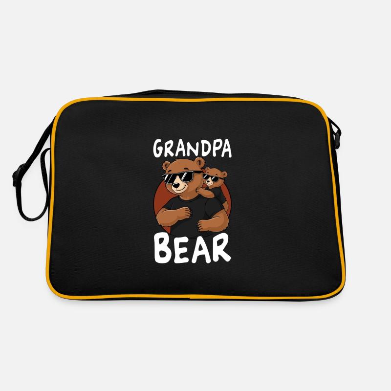 Grand-père Ours Sac Retro