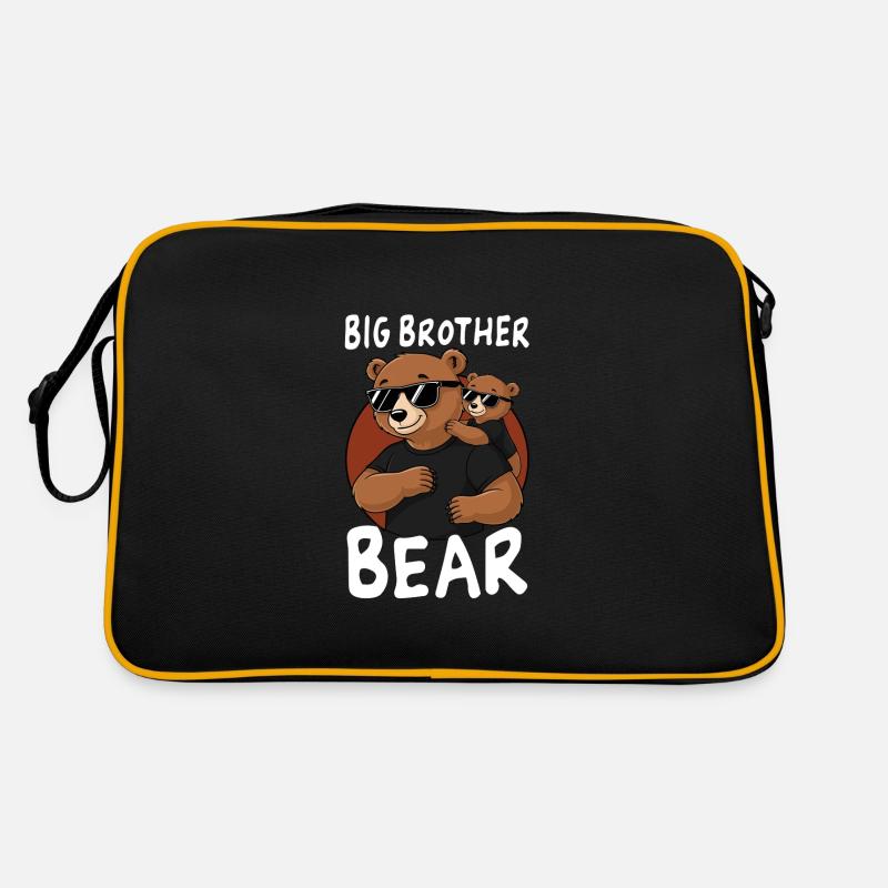 Grand frère ours Sac Retro