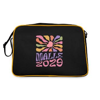 Malle 2029 - Retro Bag - black/gold - Back