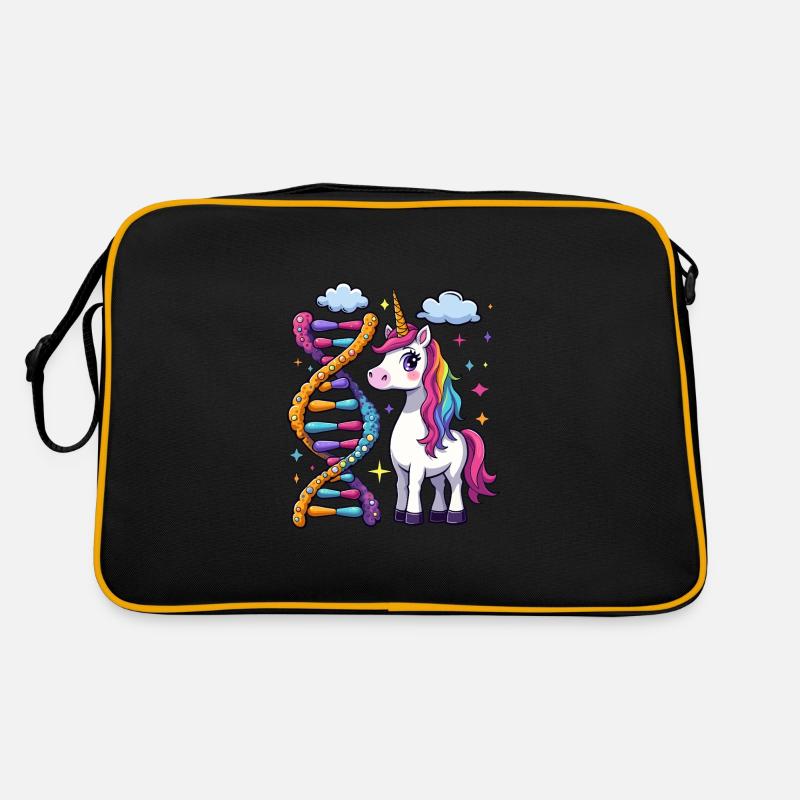Einhorn DNA Retro Tasche