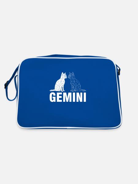 Gemini - Retro Bag - blue/white - Back