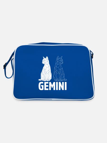 Gemini - Retro Bag - blue/white - Back