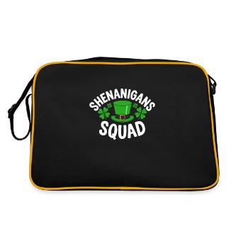 Shenanigans Squad - Retro Bag - black/gold - Back
