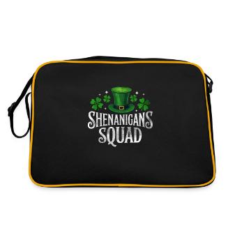 Shenanigans Squad - Retro Bag - black/gold - Back