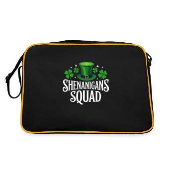 Shenanigans Squad - Retro Bag - black/gold - Back