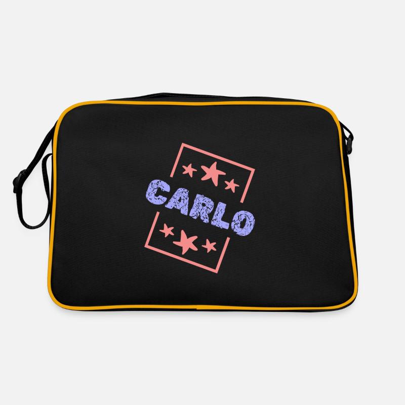 First name Carlo Retro Bag
