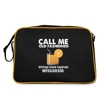 Call Me Old-fashioned - Wisconsin State Cockt - Sac Retro - noir/or - Dos