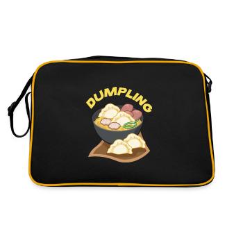 Dumpling Soup - Retro Bag - black/gold - Back