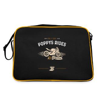 Only Cool Poppys conduit des motos - Sac Retro - noir/or - Dos