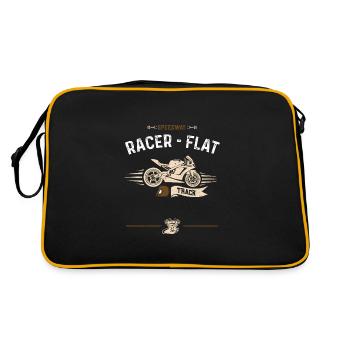 Speedway Racer - Flat Track - Sac Retro - noir/or - Dos