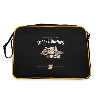 Sentenced To Life Behind Bars - Retro Bag - black/gold - Back
