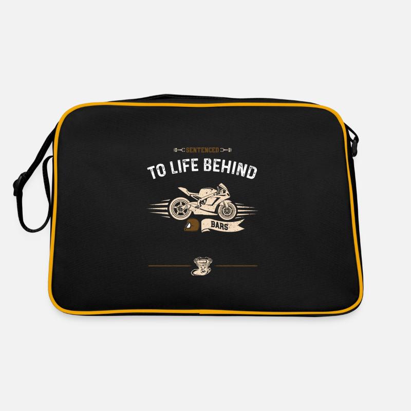 Sentenced To Life Behind Bars Retro Bag
