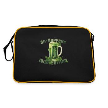 Green Beer - Sip Happens - Irish Edition - Retro Bag - black/gold - Back