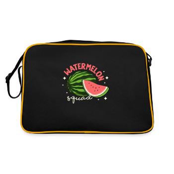 Fruits tropicaux d'été Watermelon Squad - Sac Retro - noir/or - Dos