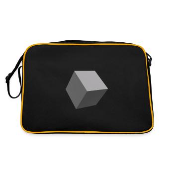 cube - Sac Retro - noir/or - Dos