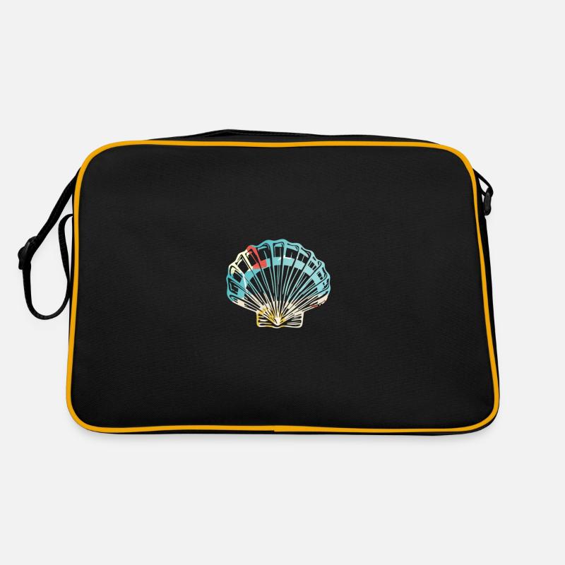 Mussel with empty11 - Retro Bag - black/gold