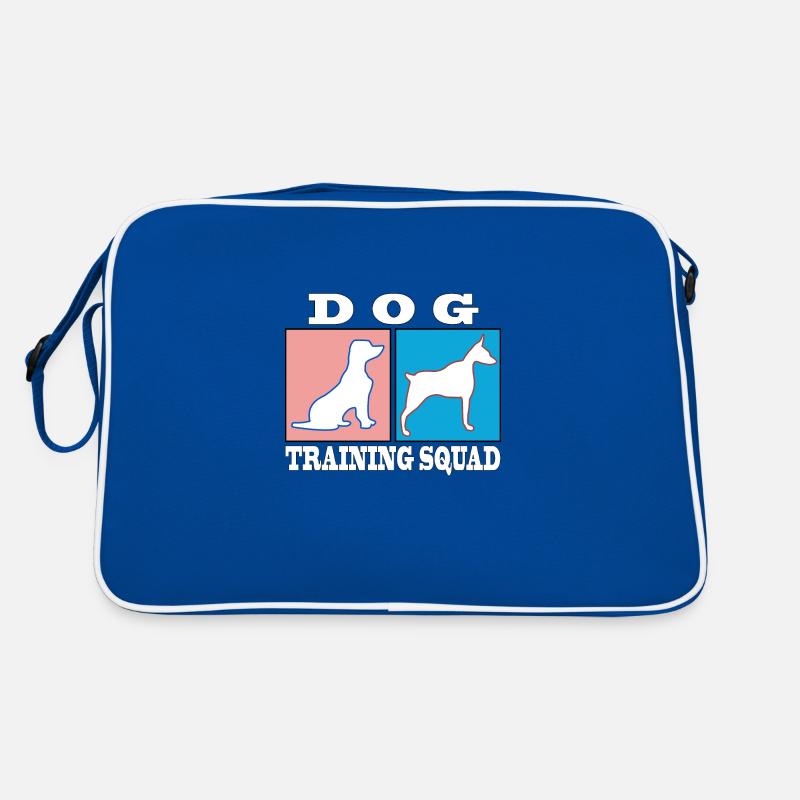 Entraîneur de chiens professionnel, équipe de Sac Retro