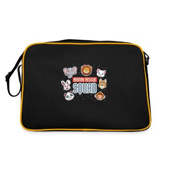 Animal Rescue Squad Animal Welfare Cats and Dogs - Retro Bag - black/gold - Back