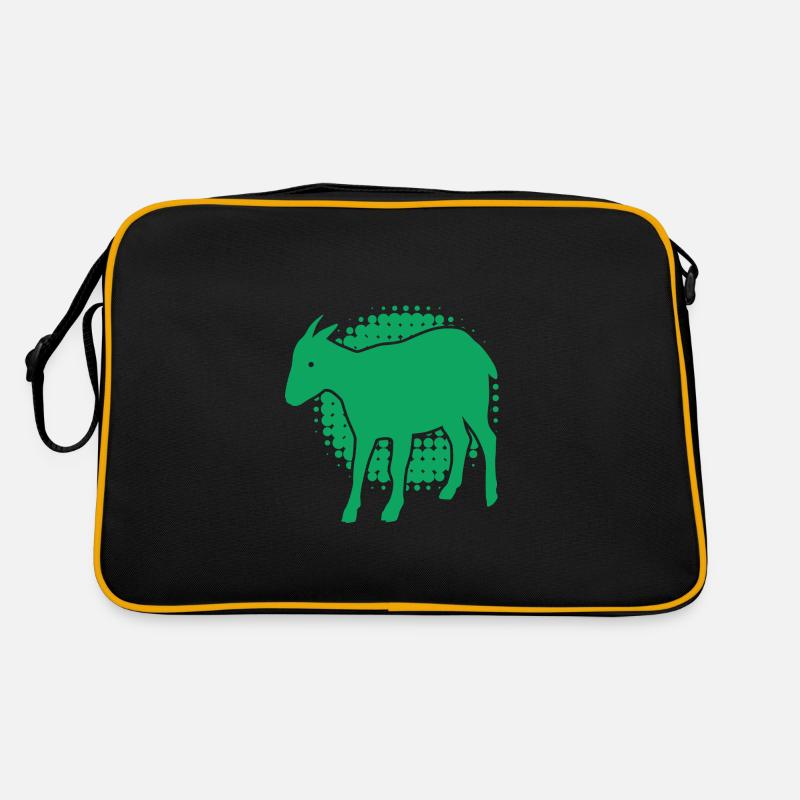 Chèvre - Chèvre - Chèvre - Ferme - Zoo - Vacances Sac Retro