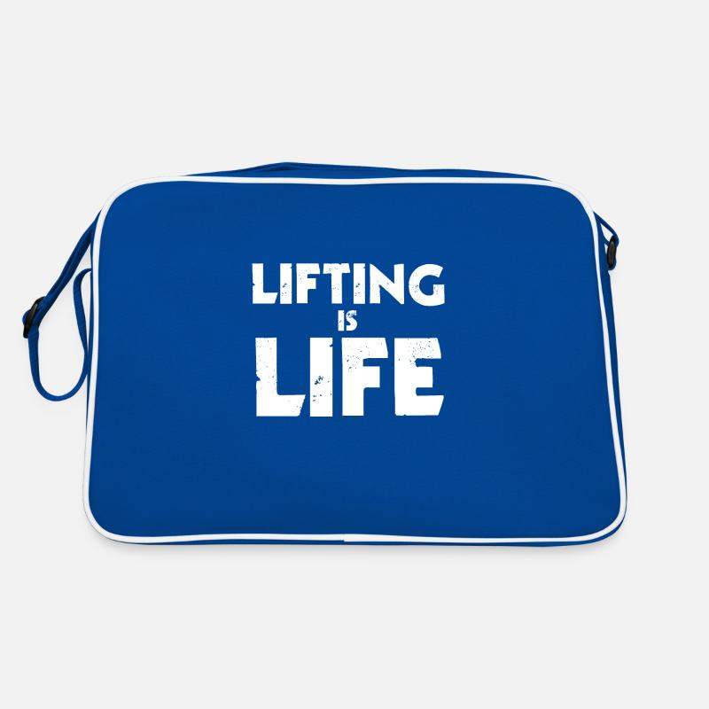 Lifting Is Life Retro Tasche