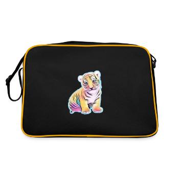 Tiger - Sac Retro - noir/or - Dos