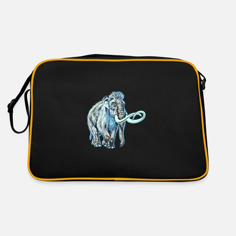 Mammouth - Sac Retro - noir/or