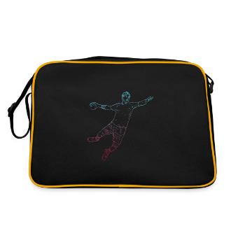 Handball Joueurs de handball Joueurs de handball - Sac Retro - noir/or - Dos