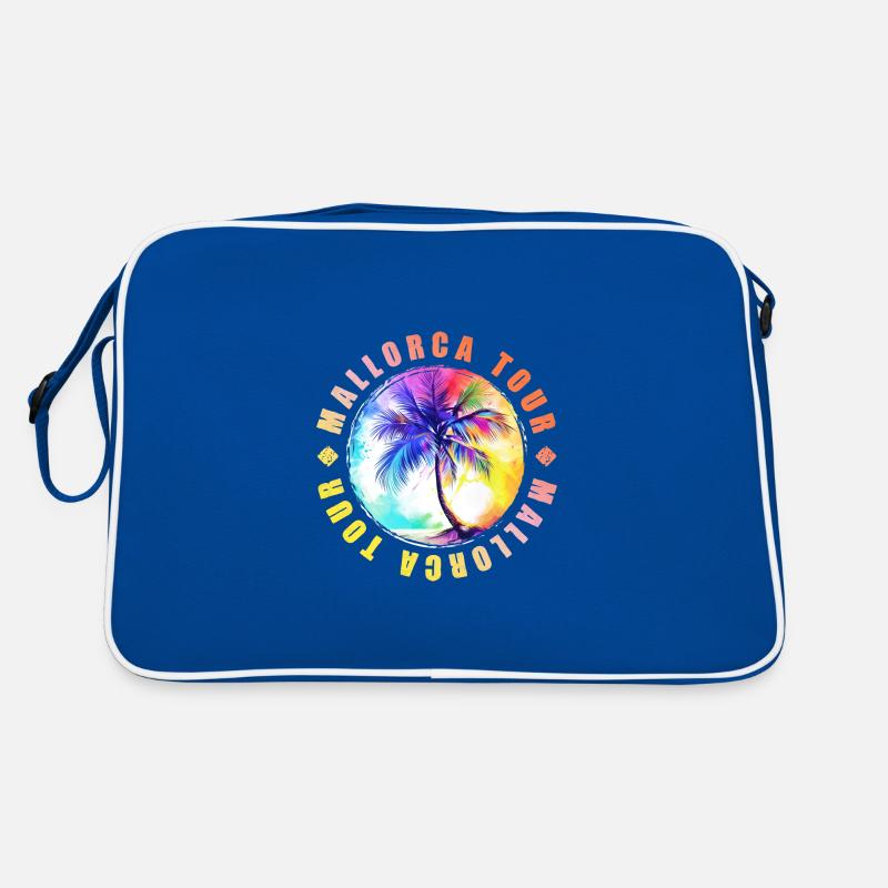 Mallorca Tour Bunt Retro Tasche