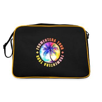 Formentera Tour Colorful - Retro Bag - black/gold - Back