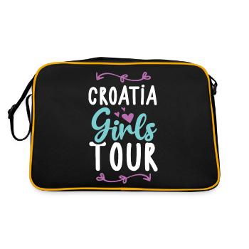 Tournée des filles en Croatie - Sac Retro - noir/or - Dos