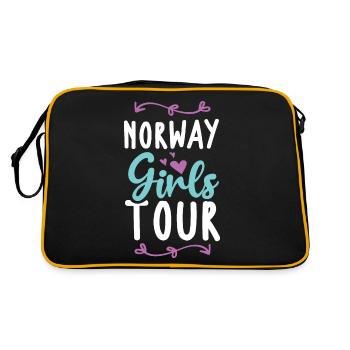 Tournée des filles de Norvège - Sac Retro - noir/or - Dos
