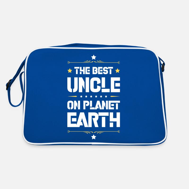 Bester Onkel Spruch Retro Tasche