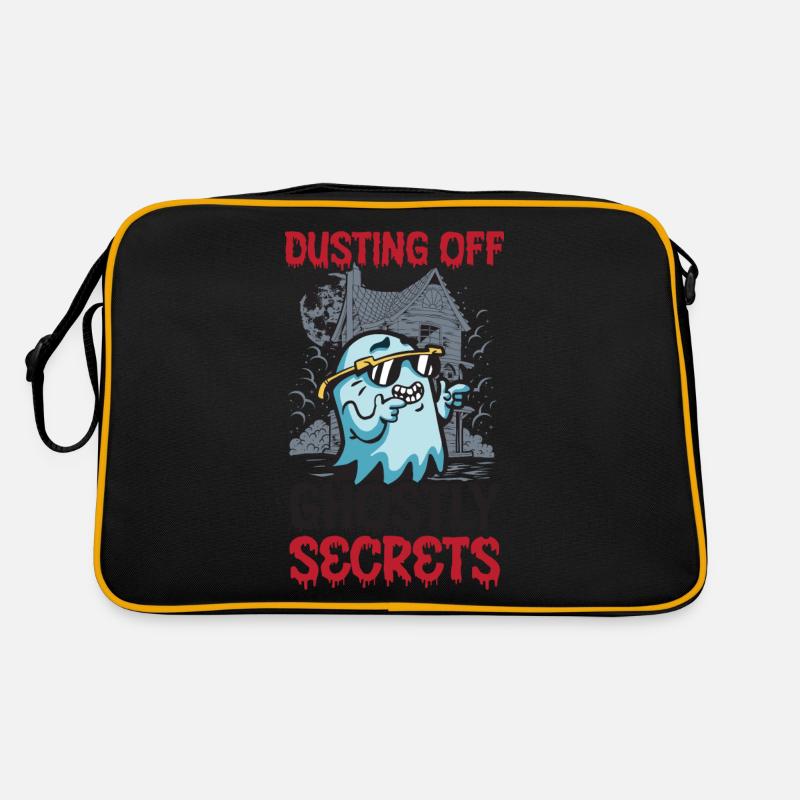 Dusting Ghostly Secrets Janitor Ha Retro Bag