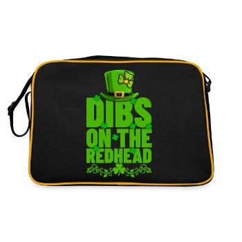 Dibs sur la rousse - Sac Retro - noir/or - Dos