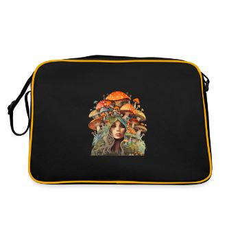 Mother of Toadstools - Mother Earth - Retro Bag - black/gold - Back