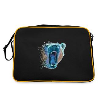 Ours polaire - Sac Retro - noir/or - Dos