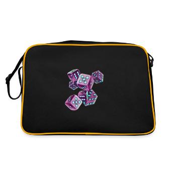 cube - Retro Bag - black/gold - Back