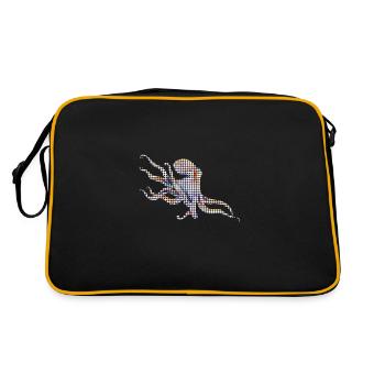 Poulpe - Sac Retro - noir/or - Dos