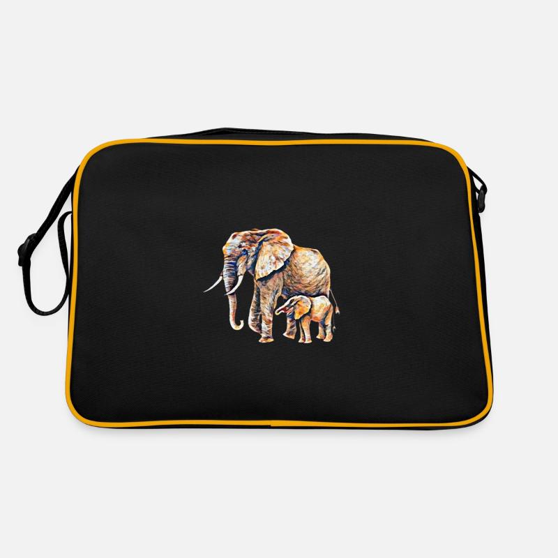 Elefant Retro Tasche
