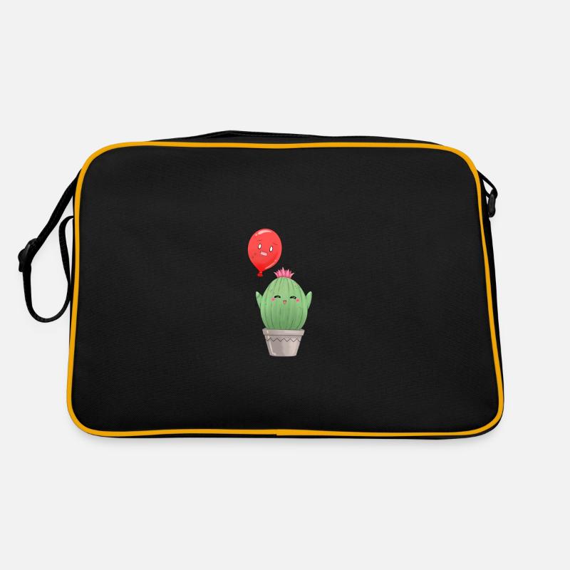 Cactus with balloon Retro Bag