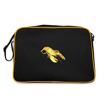 lobster - Retro Bag - black/gold - Back