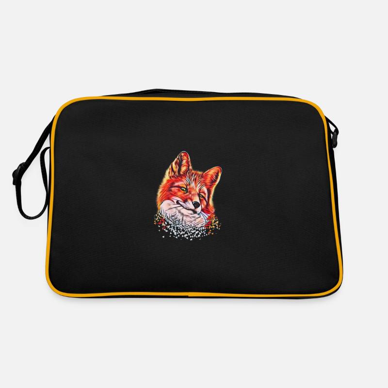 Renard - Sac Retro - noir/or
