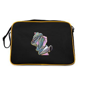 Snake - Retro Bag - black/gold - Back
