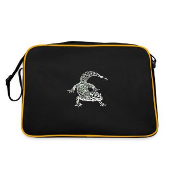 Gecko - Sac Retro - noir/or - Dos