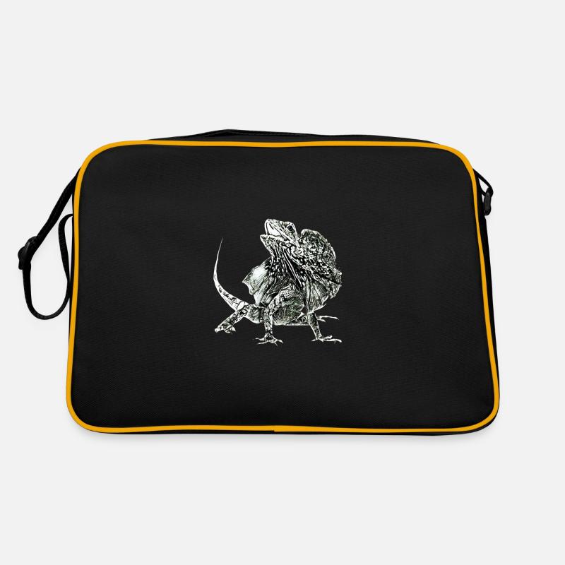 Lézard à collier Sac Retro