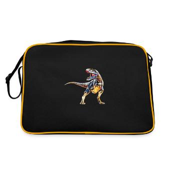 Tyrannosaurus Rex - Retro Bag - black/gold - Back